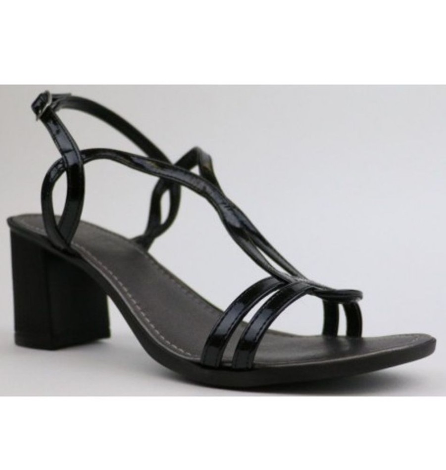 Women'S Shoes Shoesissime Sandals | Cerutti 21387 Black Varnish