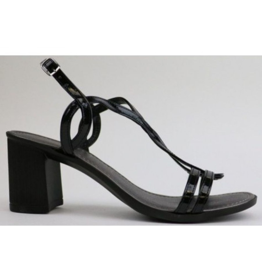 Women'S Shoes Shoesissime Sandals | Cerutti 21387 Black Varnish