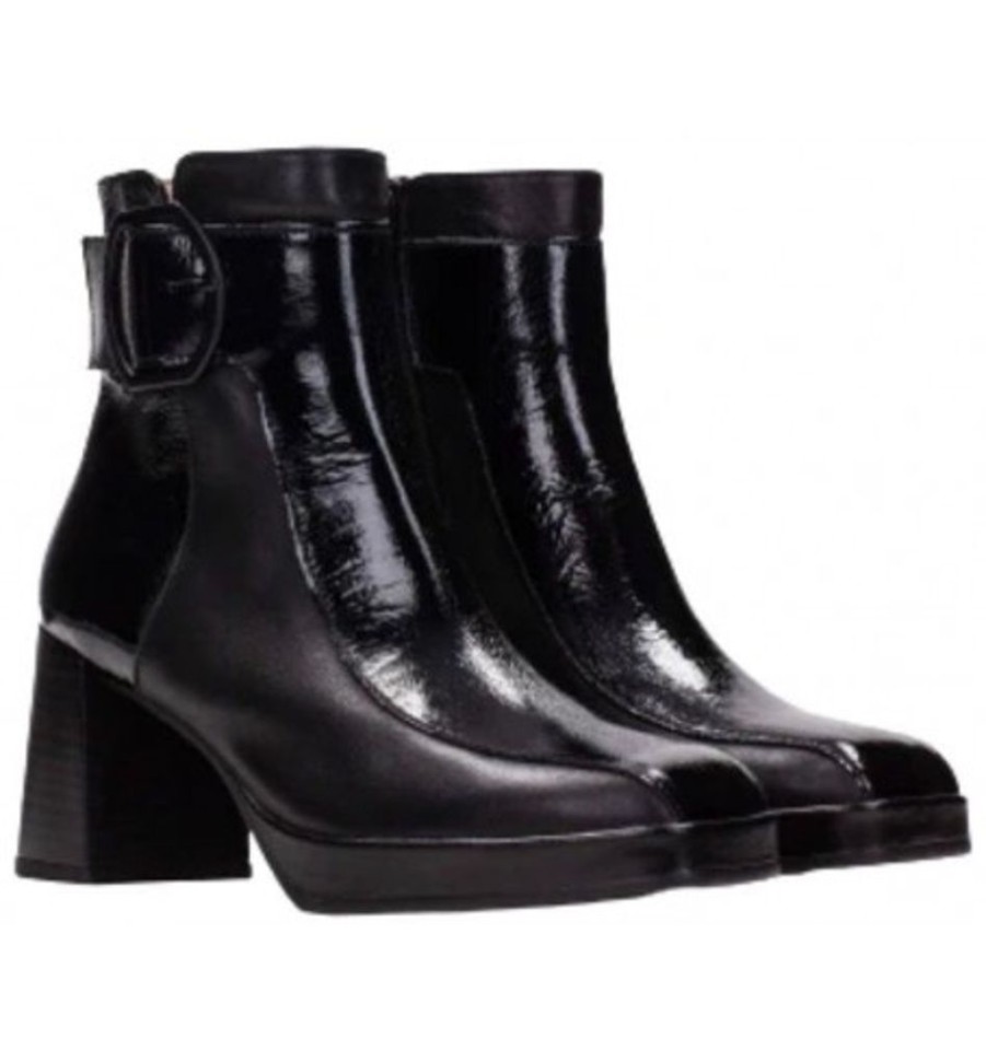 Women'S Shoes Shoesissime Fall Boots | Hispanitas Nathalie Hi232294 Black Varnish