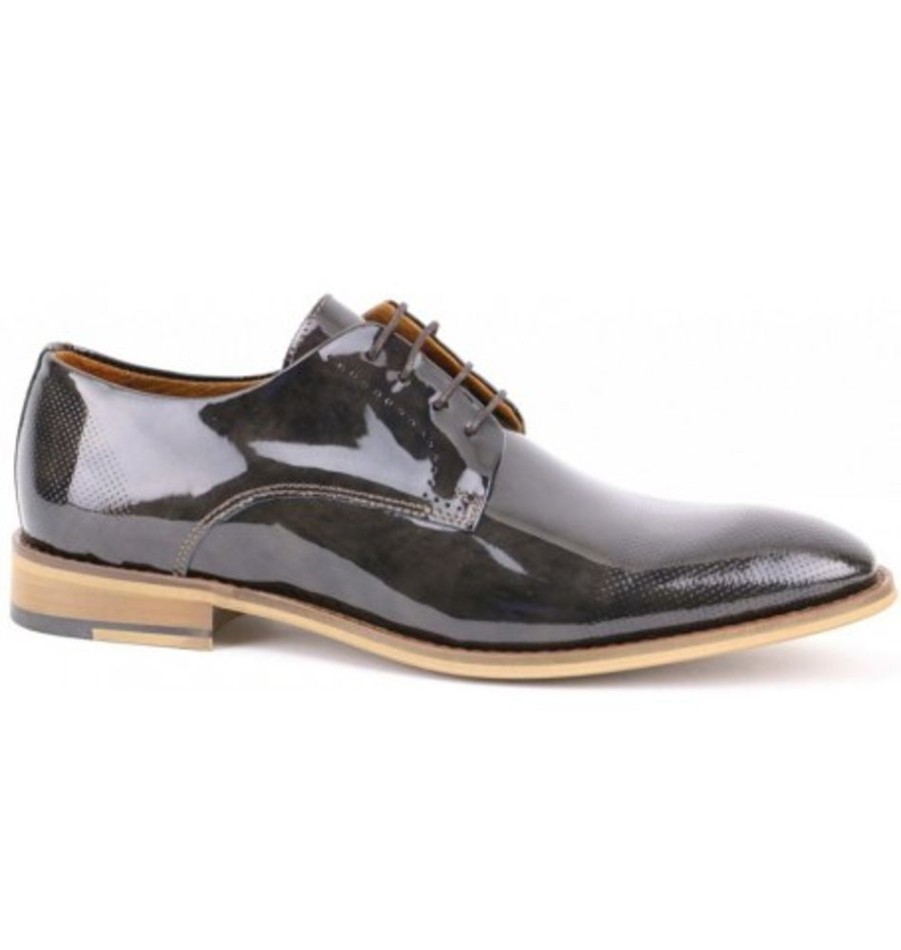 Men'S Shoes Shoesissime Dress Shoes With Laces | Collections Bulle Mrubro Brown