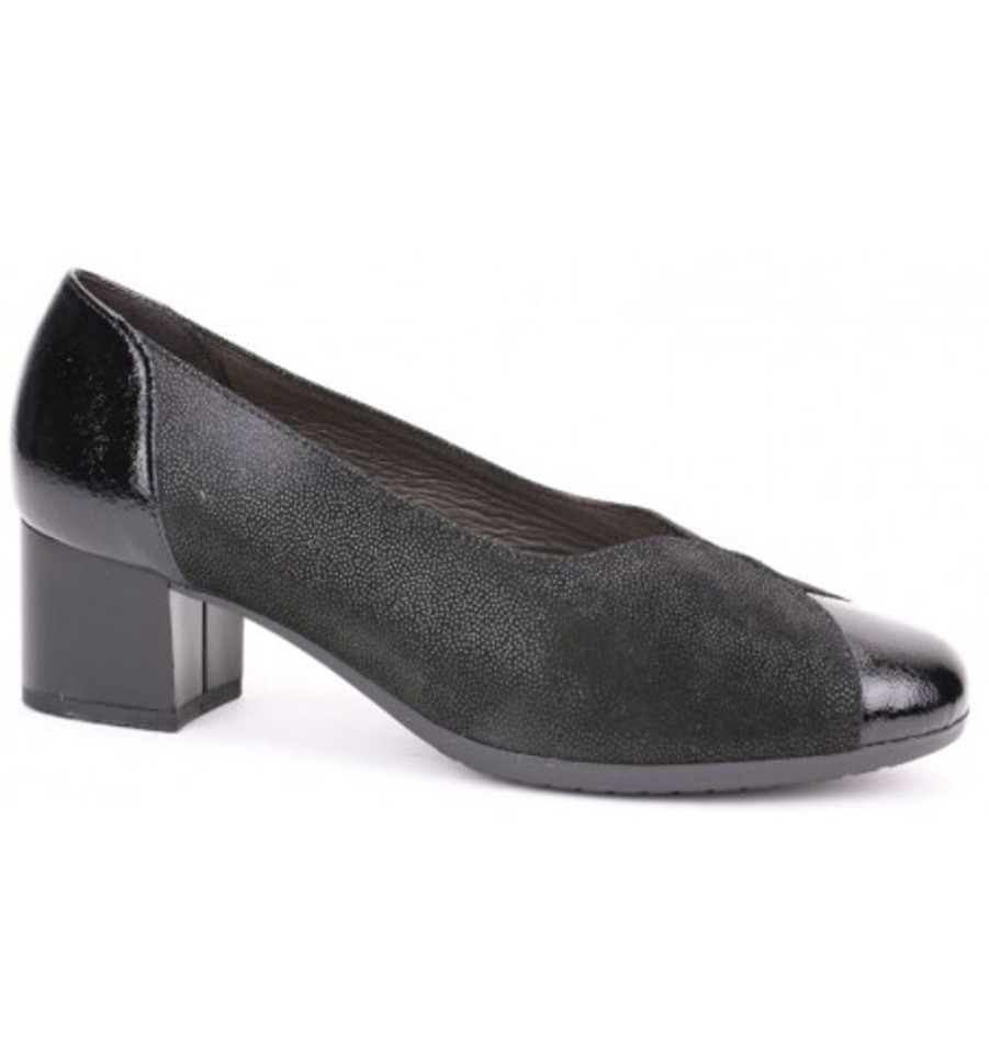 Women'S Shoes Shoesissime Shoes | Collections Bulle Alena K 80A4 Black Varnish