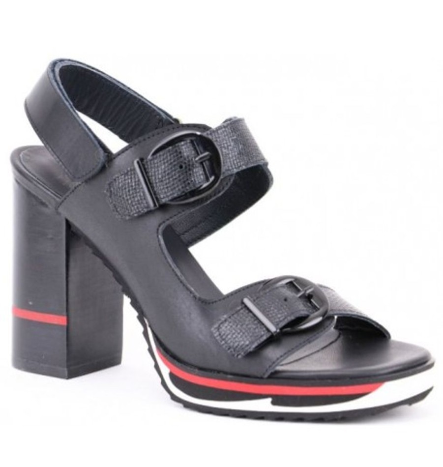 Women'S Shoes Shoesissime Sandals | Zinda 3454 Black