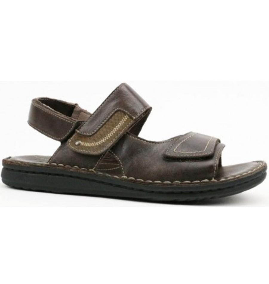 Men'S Shoes Shoesissime Sandals | Collections Bulle 2307-29240 Brown