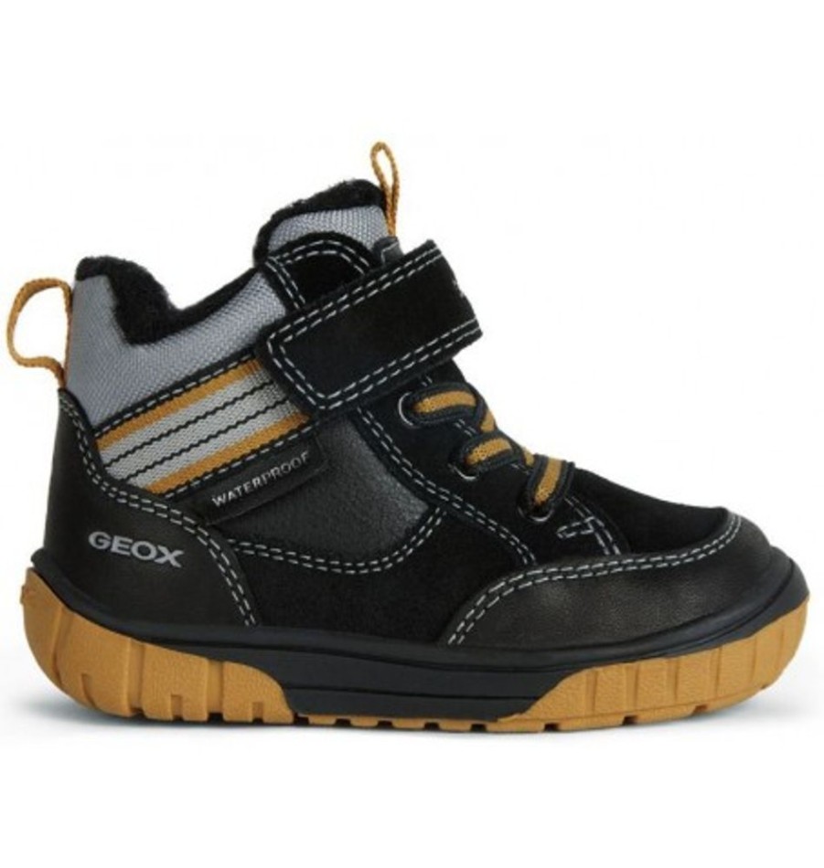 Kids Shoes Shoesissime Winter Boots | Geox Omar B.Wpf A J268Wg Black