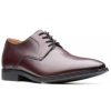 Men'S Shoes Shoesissime Dress Shoes With Laces | Clarks Gilman Lace 26136238 Burgundy