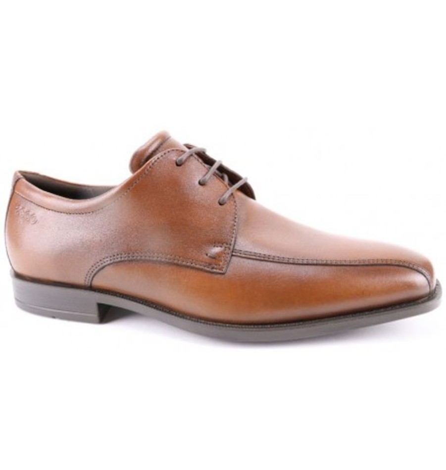 Men'S Shoes Shoesissime Dress Shoes With Laces | Ecco Edinburgh 632514 Tan