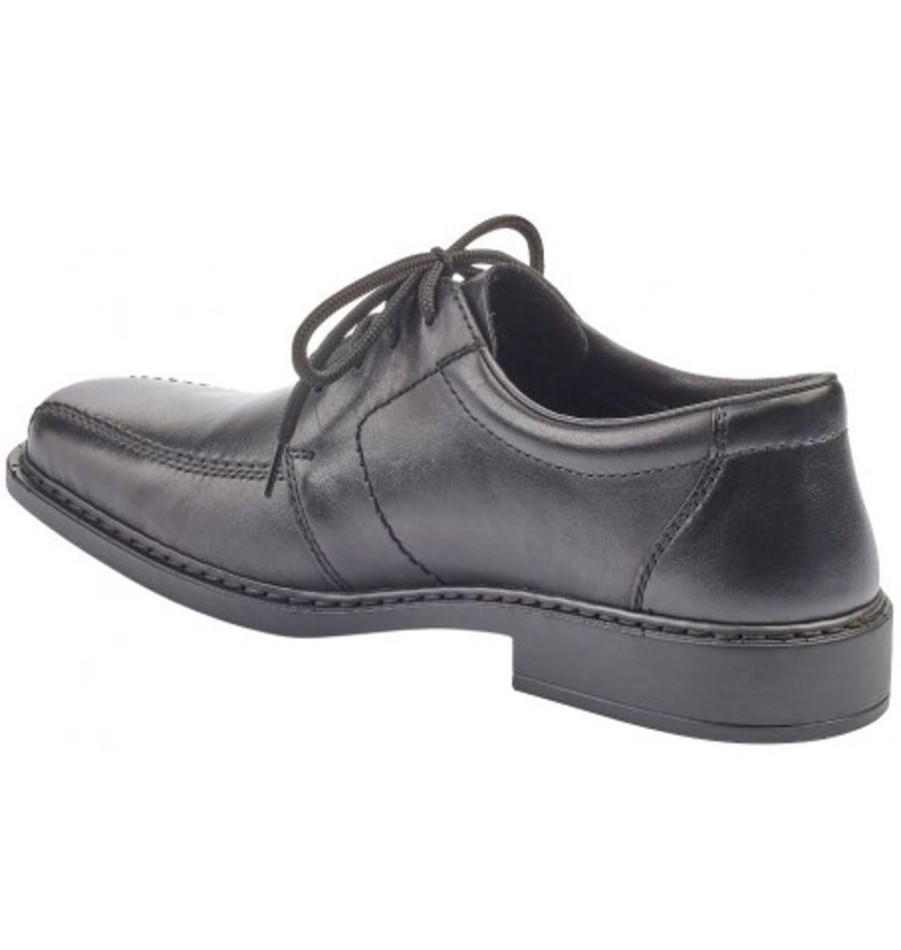 Men'S Shoes Shoesissime Dress Shoes With Laces | Rieker B0812 Black