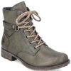 Women'S Shoes Shoesissime Fall Boots | Rieker 70848-54 Green Khaki