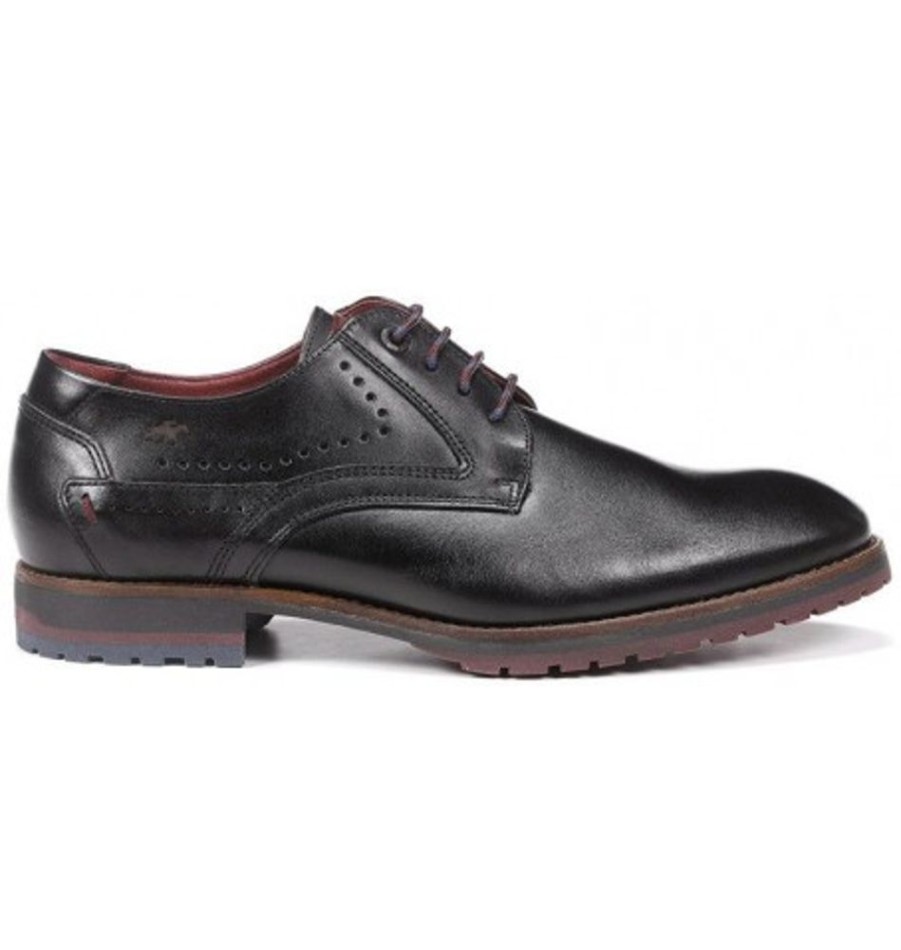 Men'S Shoes Shoesissime Dress Shoes With Laces | Dorking - Fluchos F0958 Black