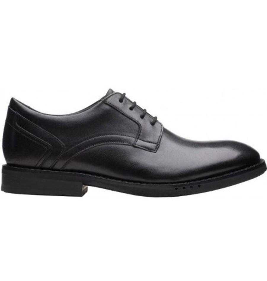 Men'S Shoes Shoesissime Dress Shoes With Laces | Clarks Un Hugh Lace 26168322 Black