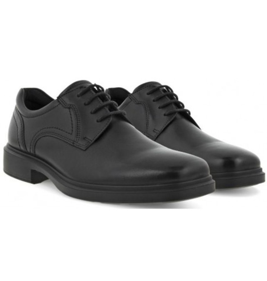 Men'S Shoes Shoesissime Dress Shoes With Laces | Ecco Helsinki 2 500164 Black