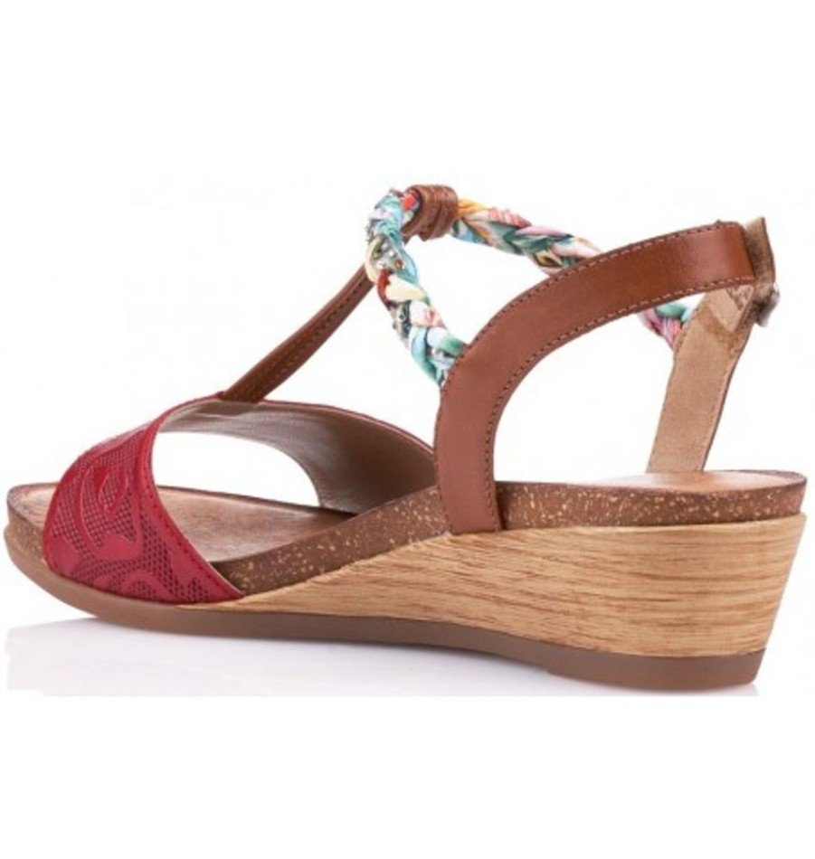 Women'S Shoes Shoesissime Sandals | Rieker - Remonte R4459 Red