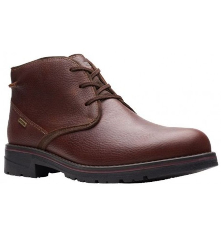 Men'S Shoes Shoesissime Winter Boots | Clarks Morris Lace 26163605 Brown