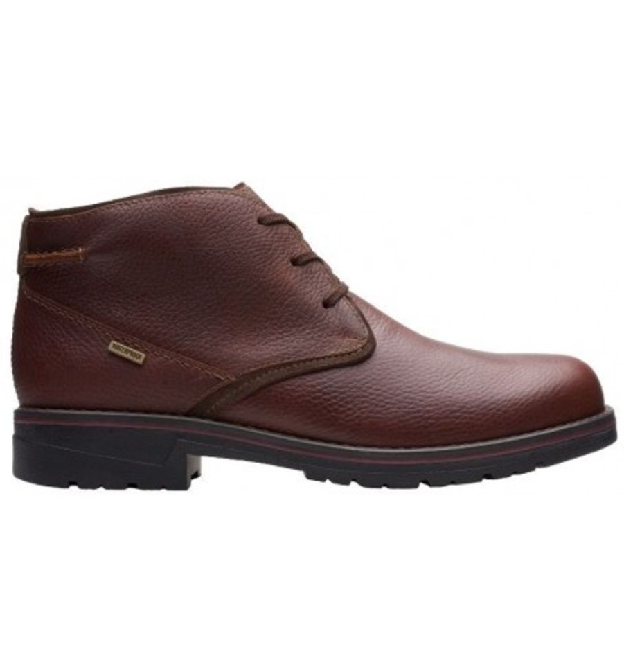 Men'S Shoes Shoesissime Winter Boots | Clarks Morris Lace 26163605 Brown