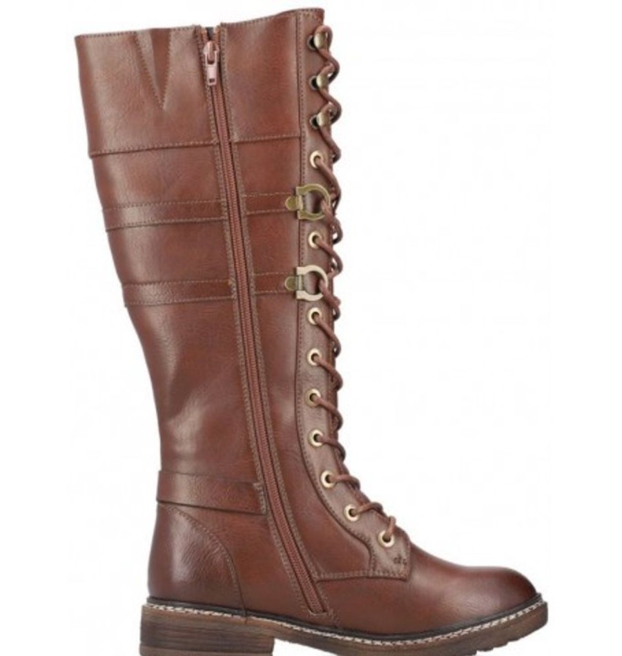 Women'S Shoes Shoesissime Winter Boots | Rieker 94732-24 Brown