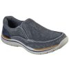 Men'S Shoes Shoesissime Casual Shoes | Skechers Avillo 64109 Blue