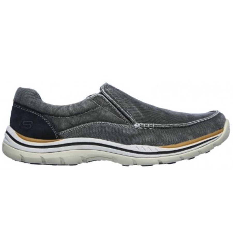 Men'S Shoes Shoesissime Casual Shoes | Skechers Avillo 64109 Blue