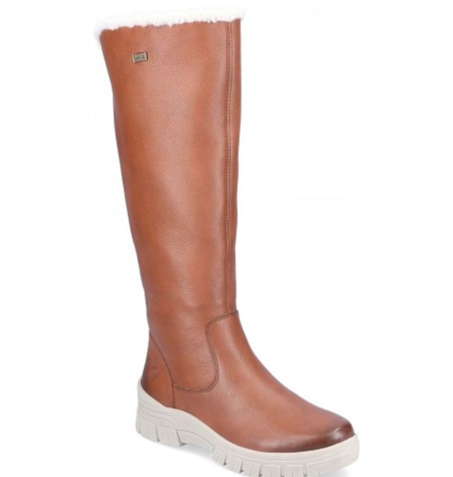 Women'S Shoes Shoesissime Winter Boots | Rieker - Remonte D0E73-24 Tan