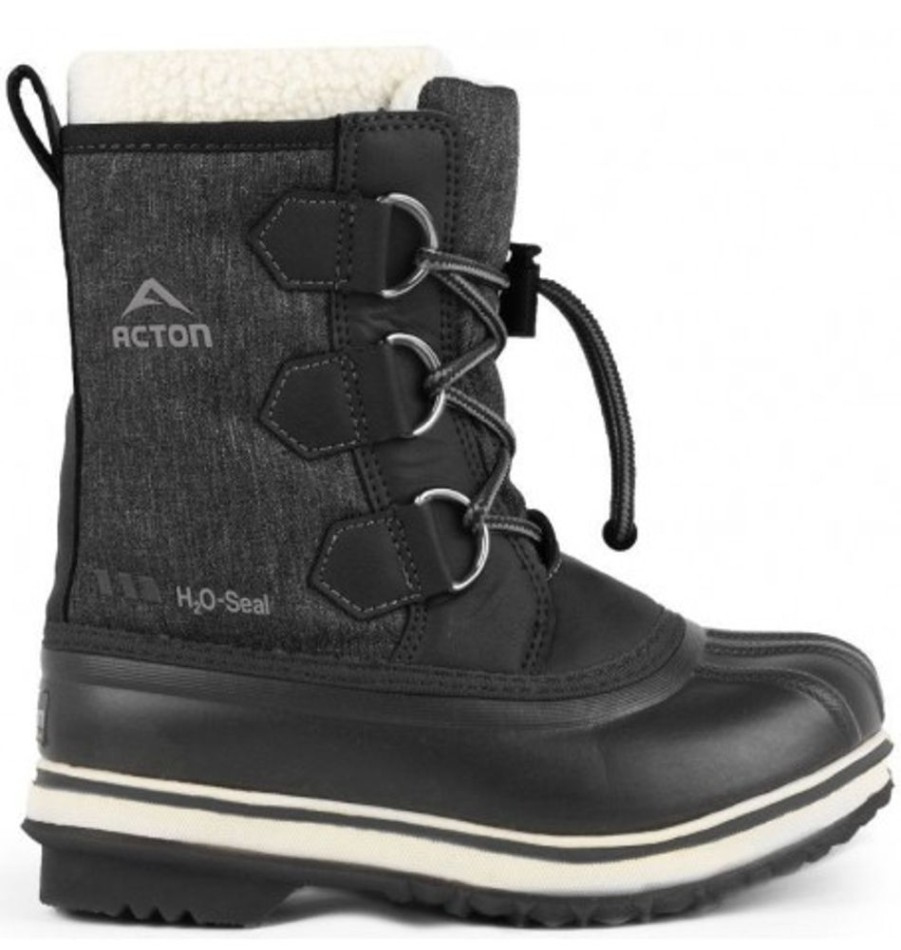 Kids Shoes Shoesissime Winter Boots | Acton Tom A8381 Black