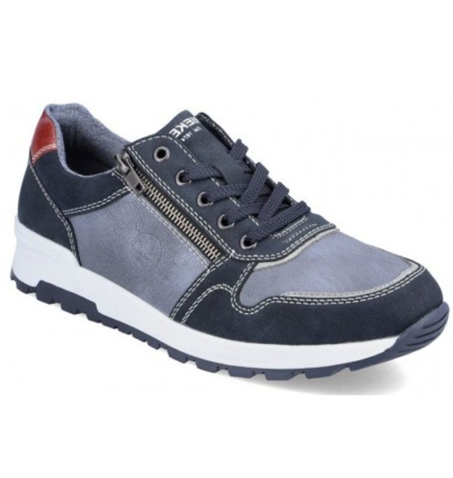 Men'S Shoes Shoesissime Casual Shoes | Rieker 15116-14 Blue