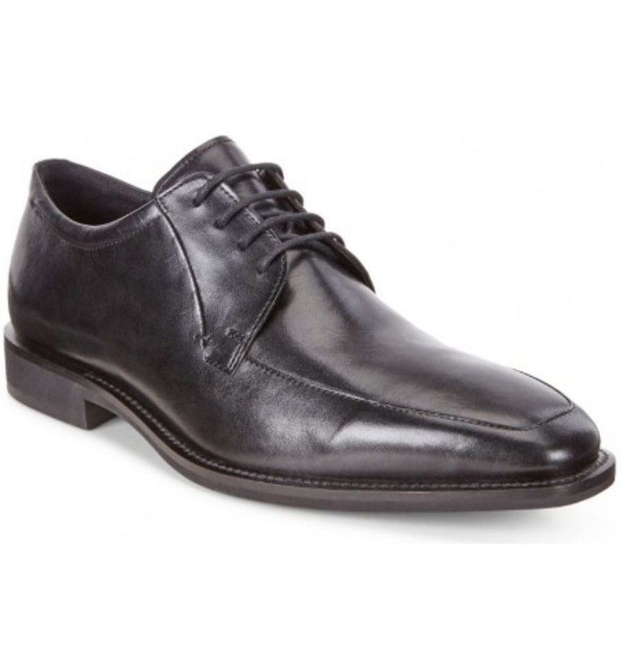 Men'S Shoes Shoesissime Dress Shoes With Laces | Ecco Calcan 640714 Black