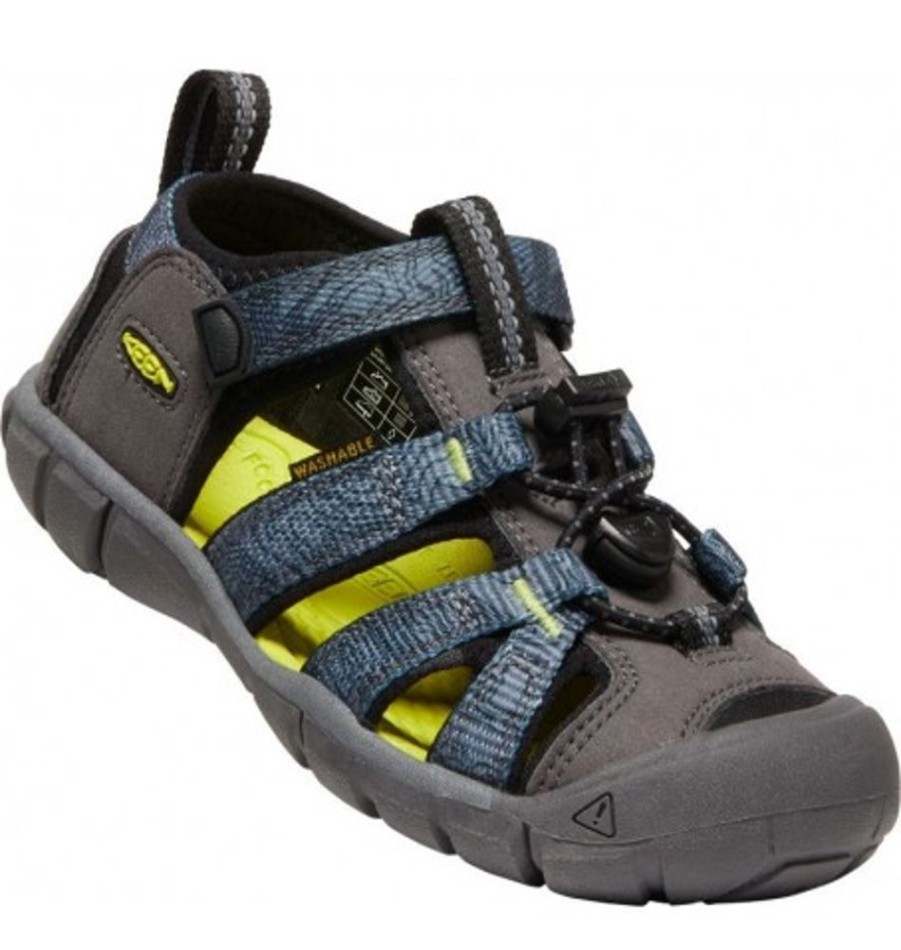 Kids Shoes Shoesissime Sandals | Keen Seacamp Ii Cnx (Grandeur 8-10) 1026318 Silver Grey