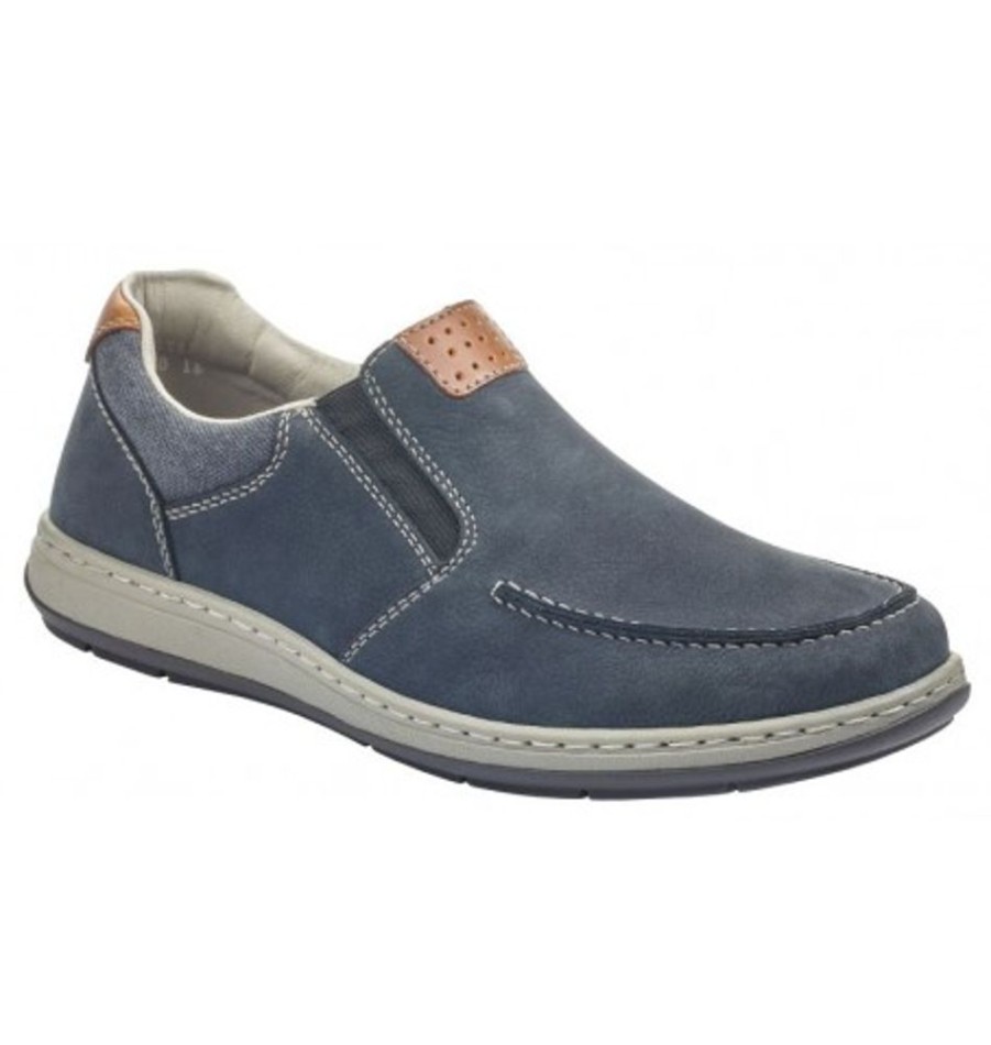 Men'S Shoes Shoesissime Casual Shoes | Rieker 17360-15 Blue