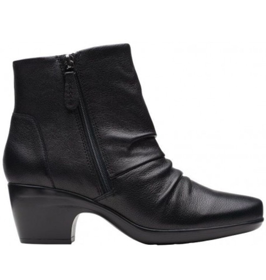 Women'S Shoes Shoesissime Fall Boots | Clarks Emily Willow 26168110 Black