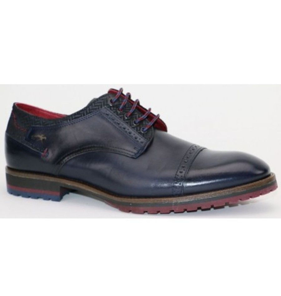 Men'S Shoes Shoesissime Dress Shoes With Laces | Dorking - Fluchos F0275 Blue