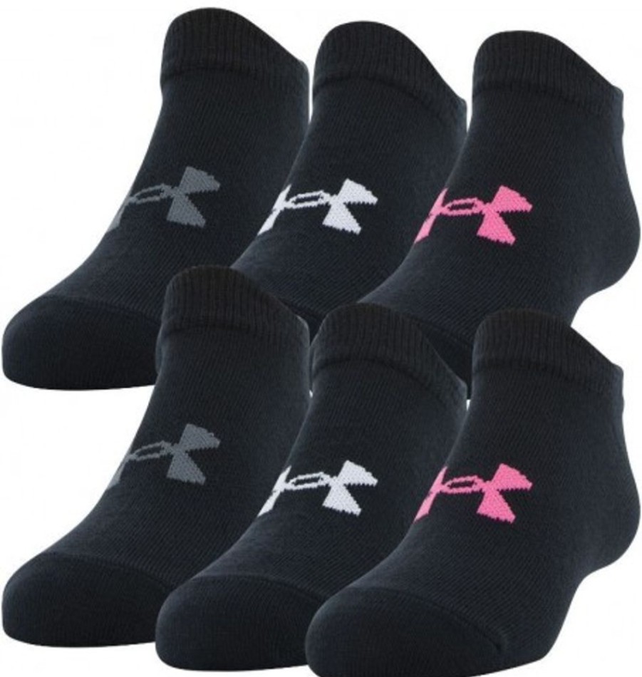 Accessories Shoesissime Girls | Under Armour Essential 2.0 No Show Black