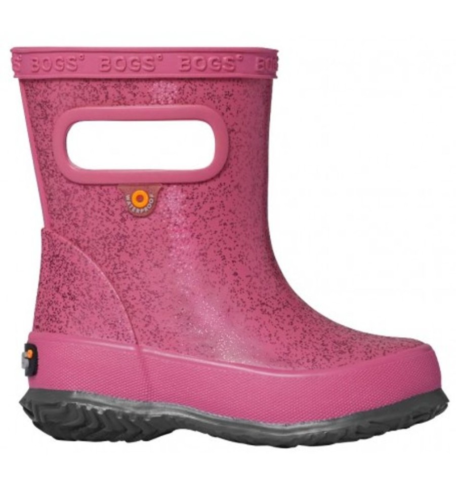 Kids Shoes Shoesissime Rain Boots | Bogs K Rnbt Glitter 72399 Pink