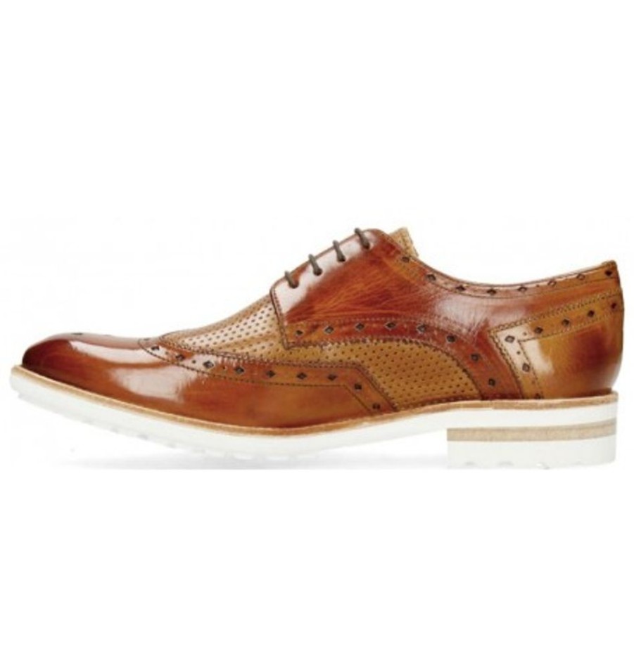 Men'S Shoes Shoesissime Dress Shoes With Laces | Melvin & Hamilton Eddy 5 Tan