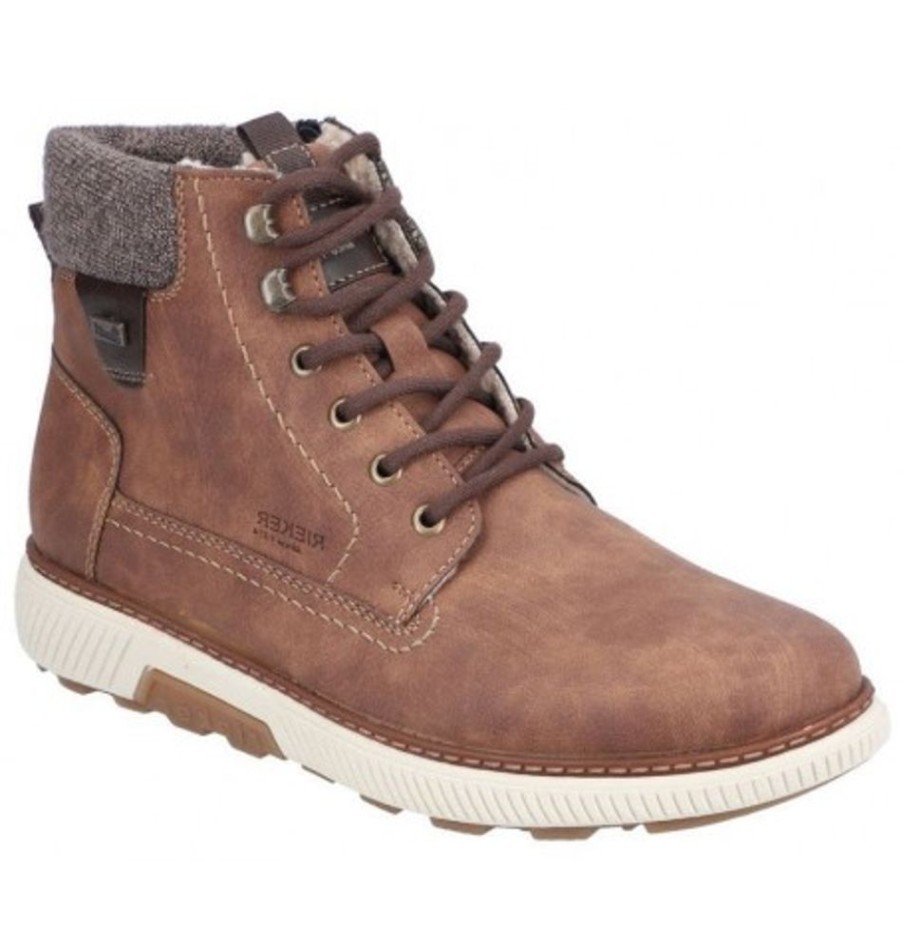 Men'S Shoes Shoesissime Winter Boots | Rieker B3342-24 Brown