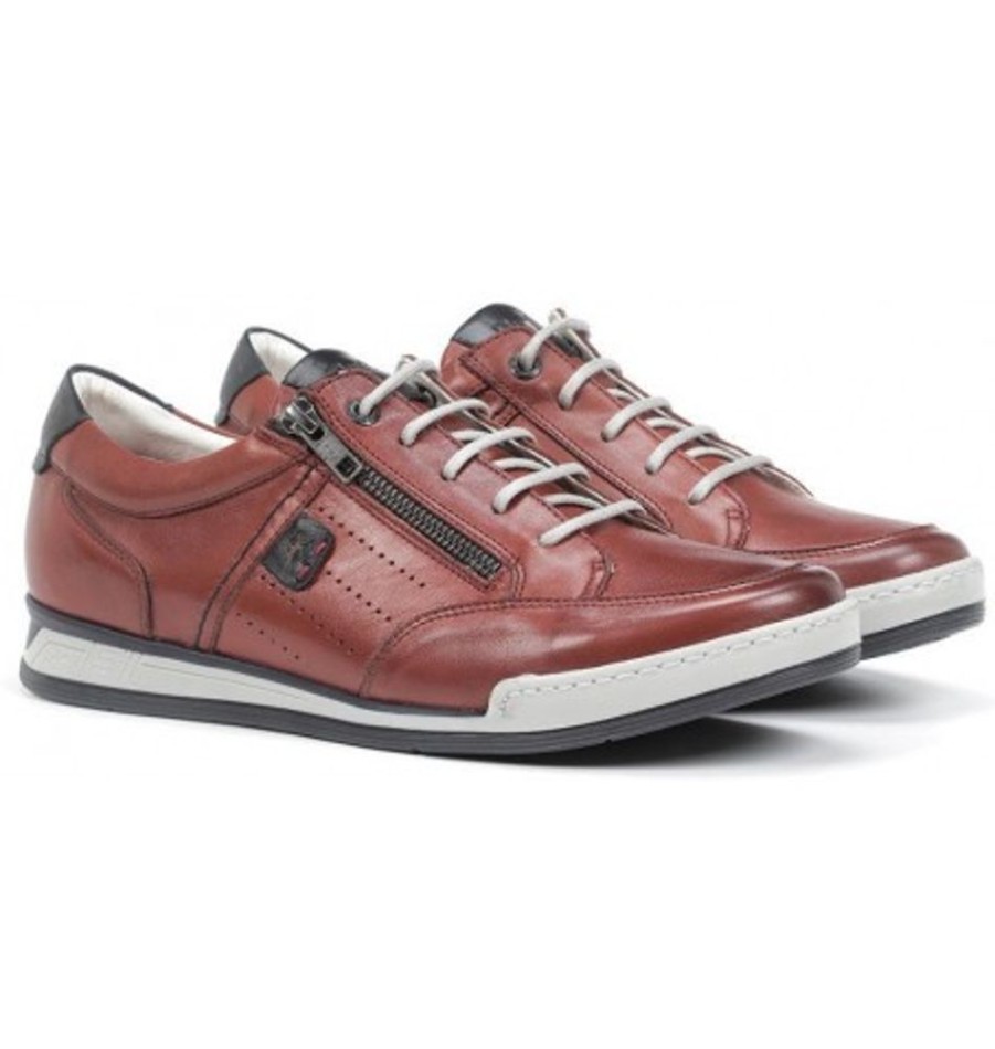 Men'S Shoes Shoesissime Casual Shoes | Dorking - Fluchos F0148 Red