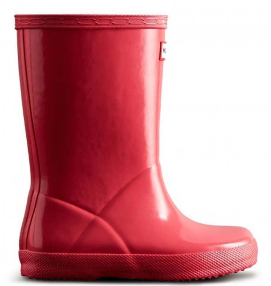 Kids Shoes Shoesissime Rain Boots | Hunter Kids First Classic Gloss Kft5094 Red