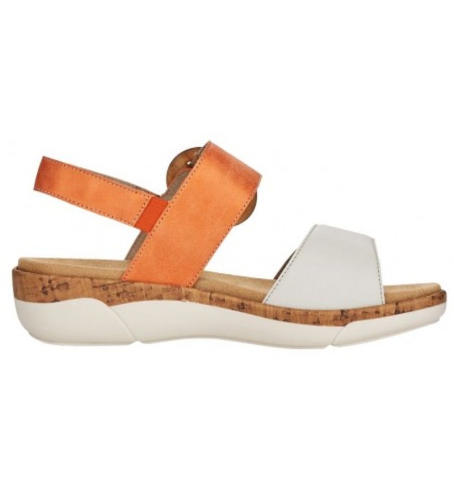 Women'S Shoes Shoesissime Sandals | Rieker - Remonte R6853-38 Yellow Orange