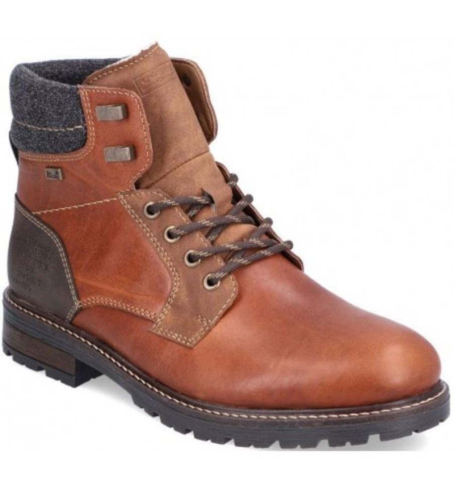 Men'S Shoes Shoesissime Winter Boots | Rieker 32040-25 Brown