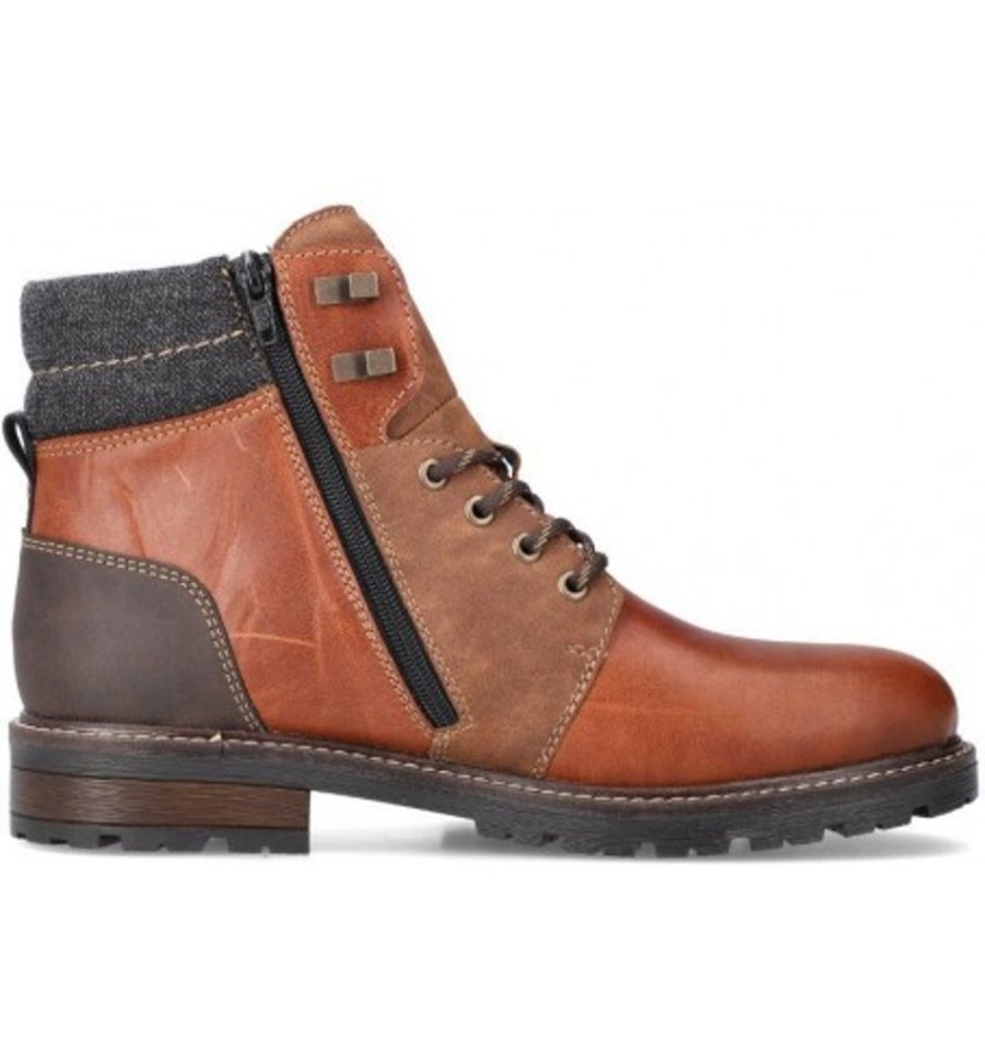 Men'S Shoes Shoesissime Winter Boots | Rieker 32040-25 Brown