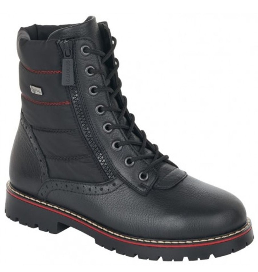 Women'S Shoes Shoesissime Winter Boots | Rieker - Remonte D9374-01 Black