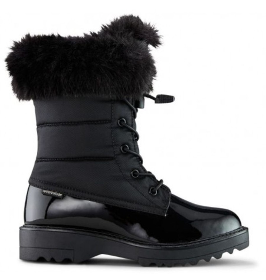 Kids Shoes Shoesissime Winter Boots | Cougar Gemma Black Varnish