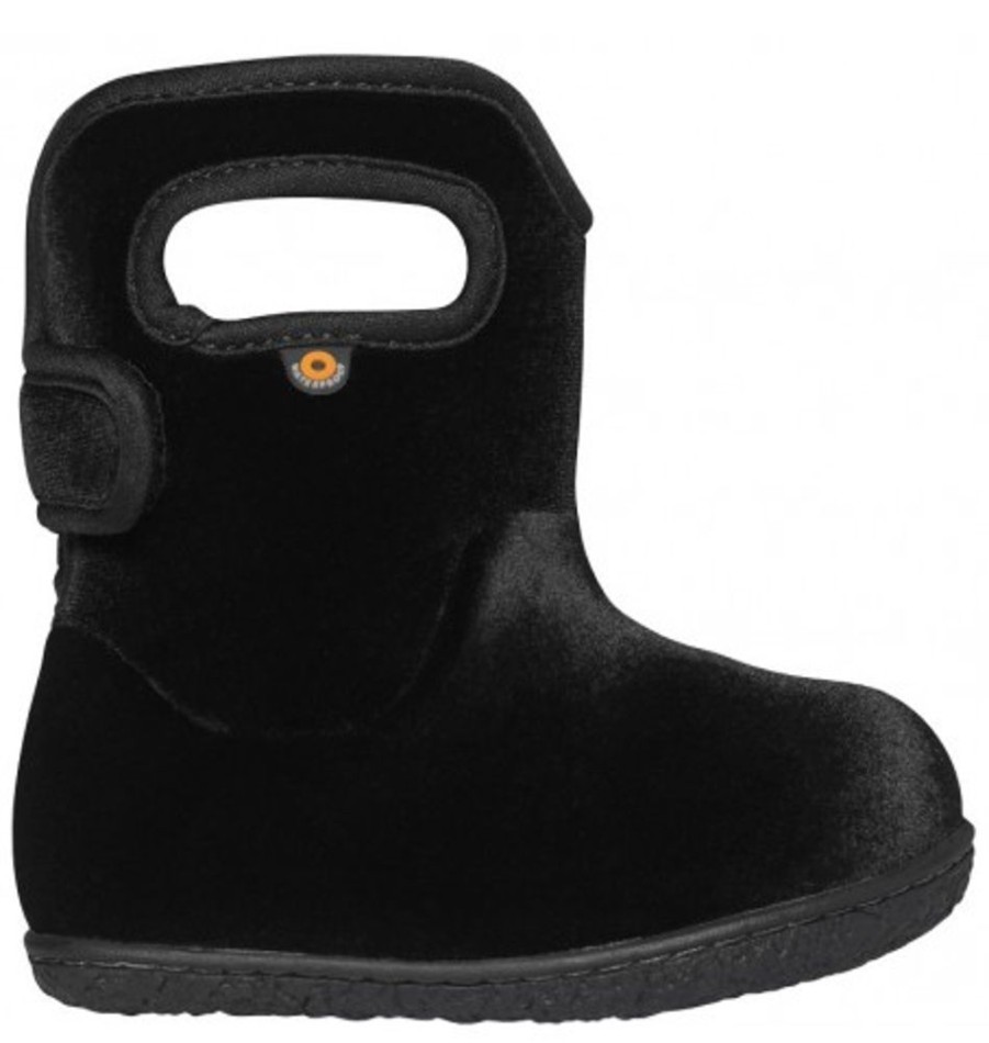 Kids Shoes Shoesissime Fall Boots | Bogs Baby Bogs Velvet 72642I Black