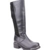 Women'S Shoes Shoesissime Winter Boots | Saute-Mouton Charly 2942 Black