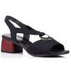 Women'S Shoes Shoesissime Sandals | Rieker - Remonte R8751 Black