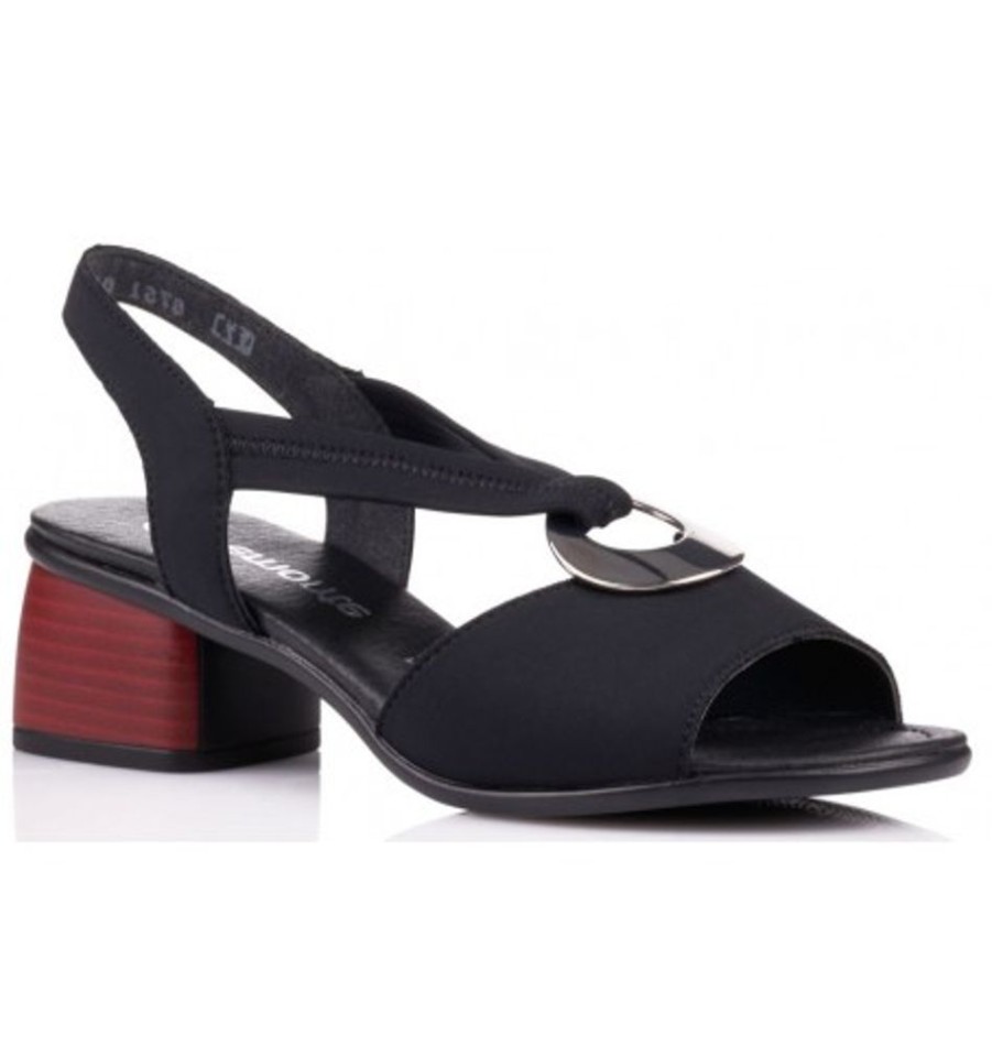 Women'S Shoes Shoesissime Sandals | Rieker - Remonte R8751 Black