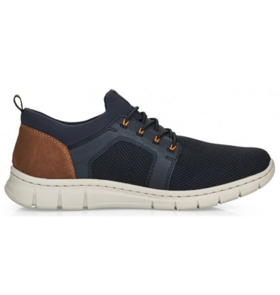 Men'S Shoes Shoesissime Casual Shoes | Rieker B7796-14 Blue