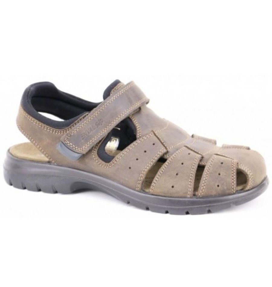 Men'S Shoes Shoesissime Sandals | Collections Bulle 12140 Brown