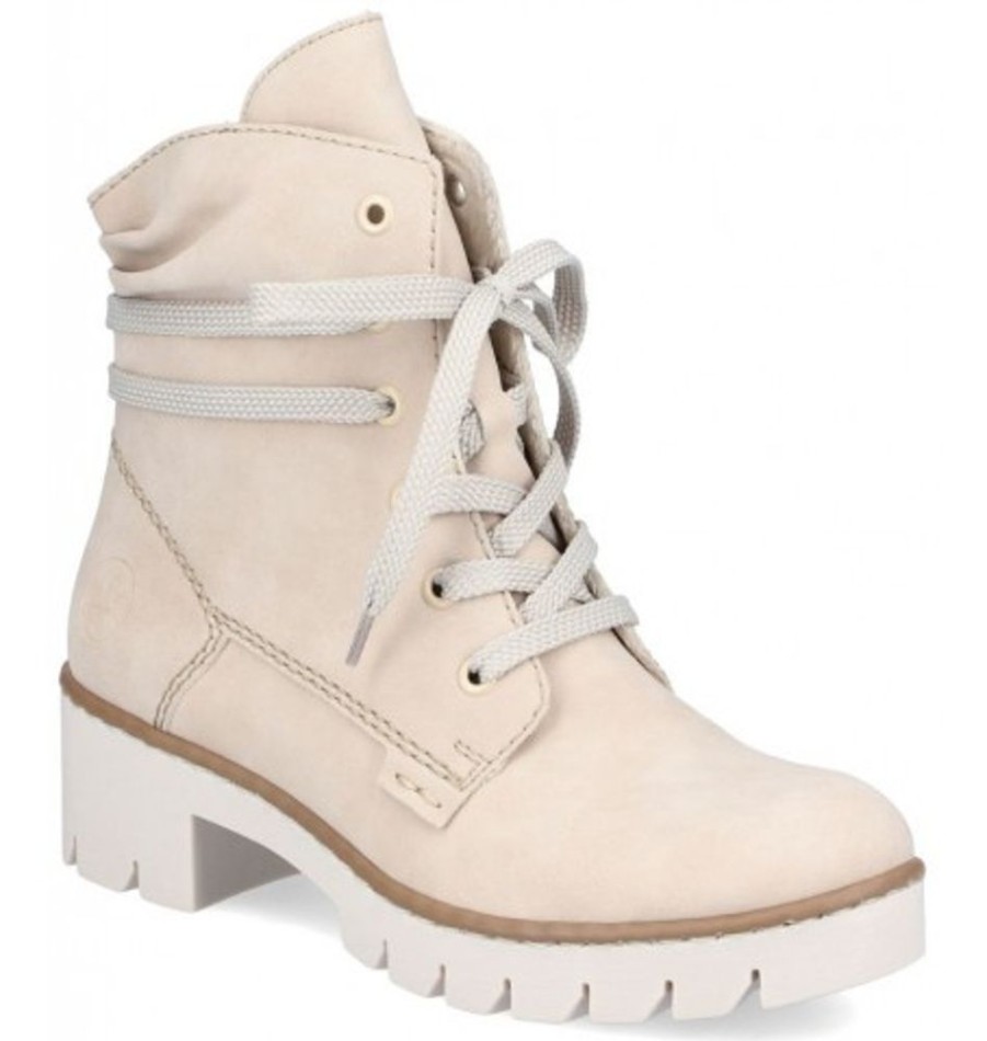 Women'S Shoes Shoesissime Fall Boots | Rieker X5717-62 Beige