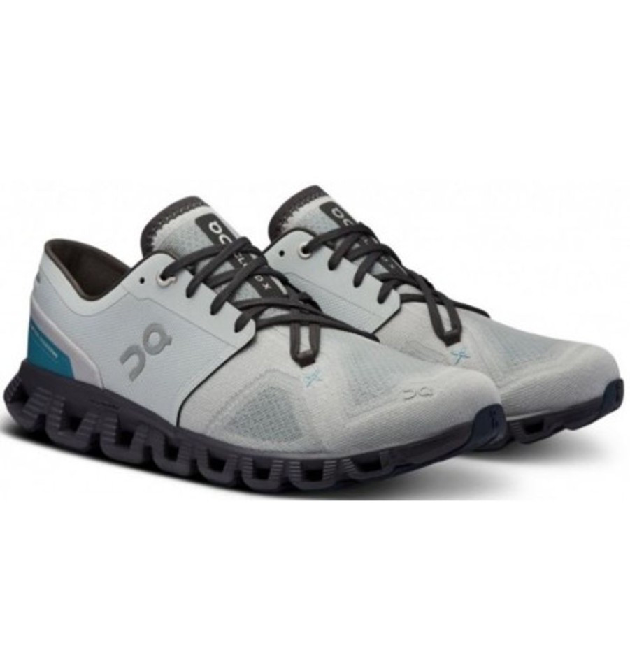 Men'S Shoes Shoesissime Casual Shoes | On Cloudx3 60.98102 Silver Grey