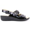 Women'S Shoes Shoesissime Sandals | Grunland Se0371 Black Varnish