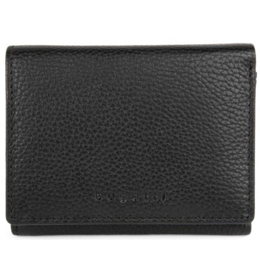 Accessories Shoesissime Wallets | Bugatti Lwl2406Bu-Blk Black